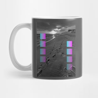 Black and white sundown Mug